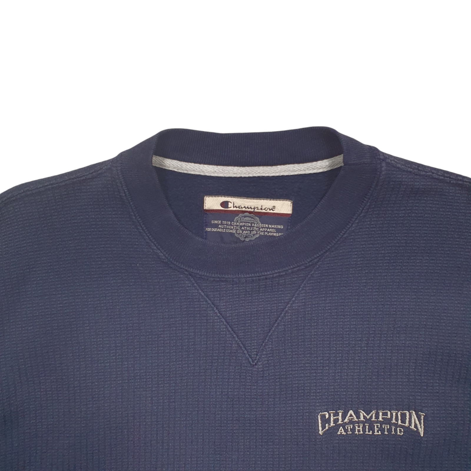 CHAMPION Crewneck Athletic Spellout Jumper Sweatshirt Mens L image 2