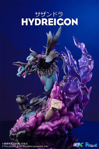 PCHouse Studios Evolution of Hydreigon Resin Modell bemalte Statue auf Lager - Bild 6 von 9