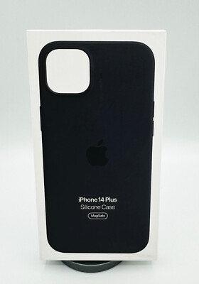 Apple Silikon Case mit MagSafe für iPhone 14 Plus - Mitternacht