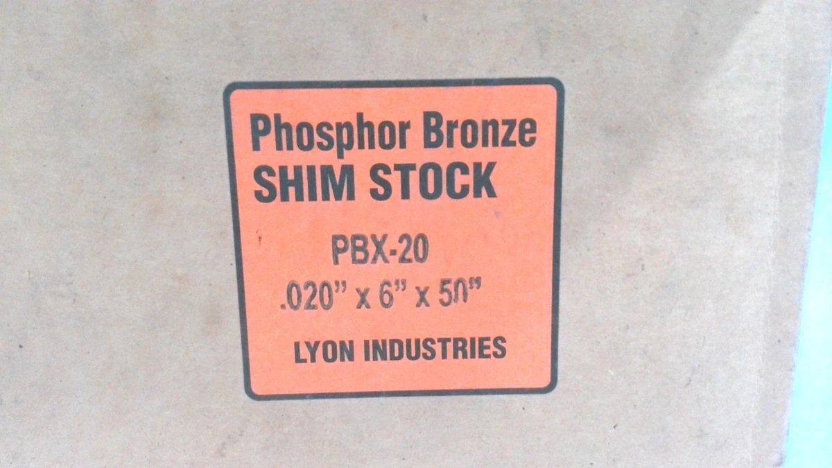 Bronze Shim Stock