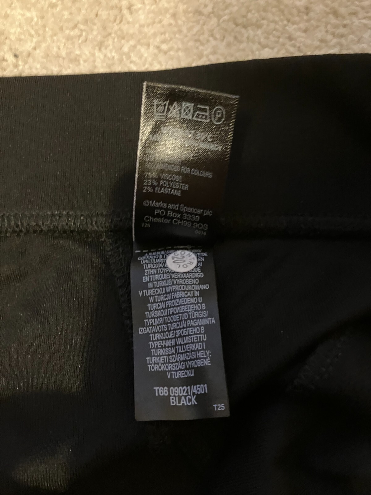 M&S INDIGO BLACK LADIES TROUSERS SIZE 16 eBay