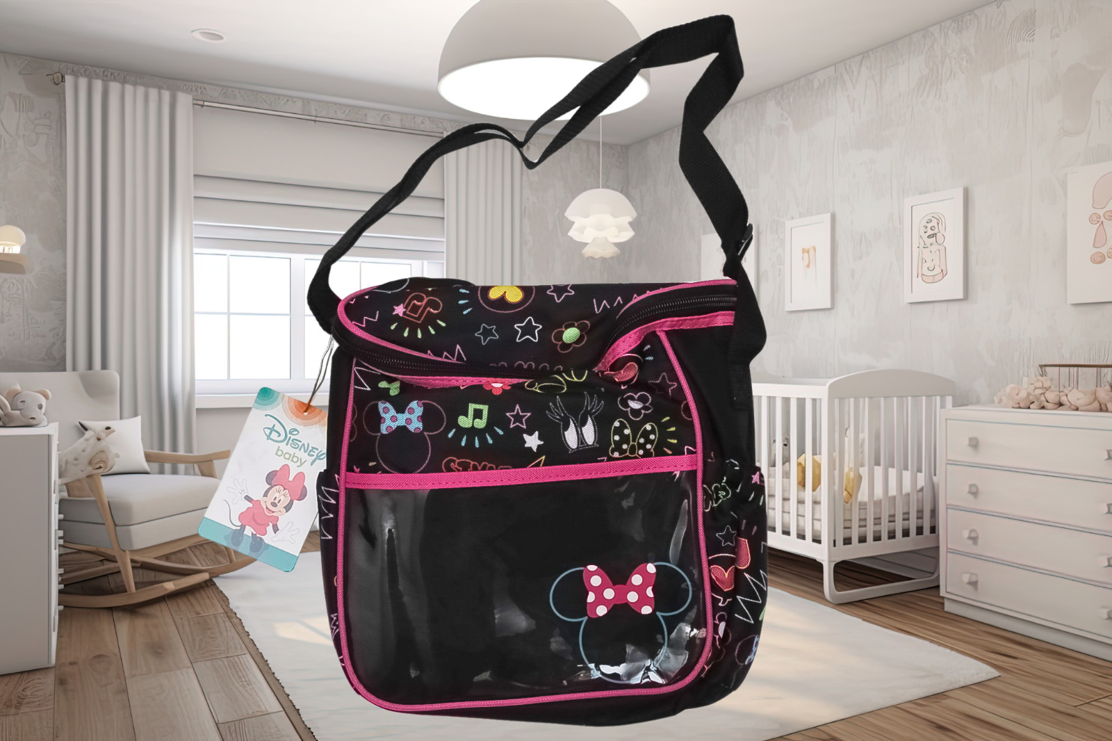 Adorable Disney Baby Minnie Mouse Mini Diaper Bag - Stylish and Practical