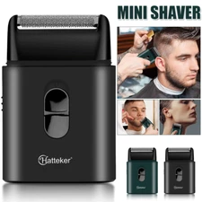 Hatteker Men Electric Shaver Rechargeable Pop-up Beard Trimmer Wet & Dry Razor