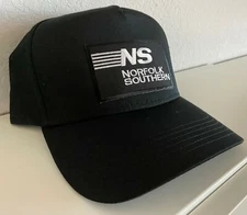 Cap / Hat (Black)- Norfolk Southern Railroad (NS ) #22222  NEW