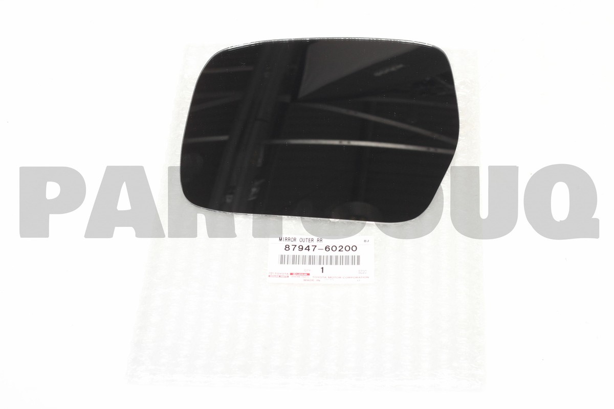 8794760200 Genuine Toyota MIRROR, OUTER REAR VIEW, LH 87947-60200  