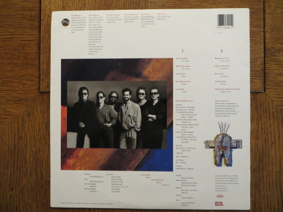 Shadowfax - Folksongs For A Nuclear Village 1988 Capitol C1-46924 Vinyl EX/VG!!! Foto 2 de 4