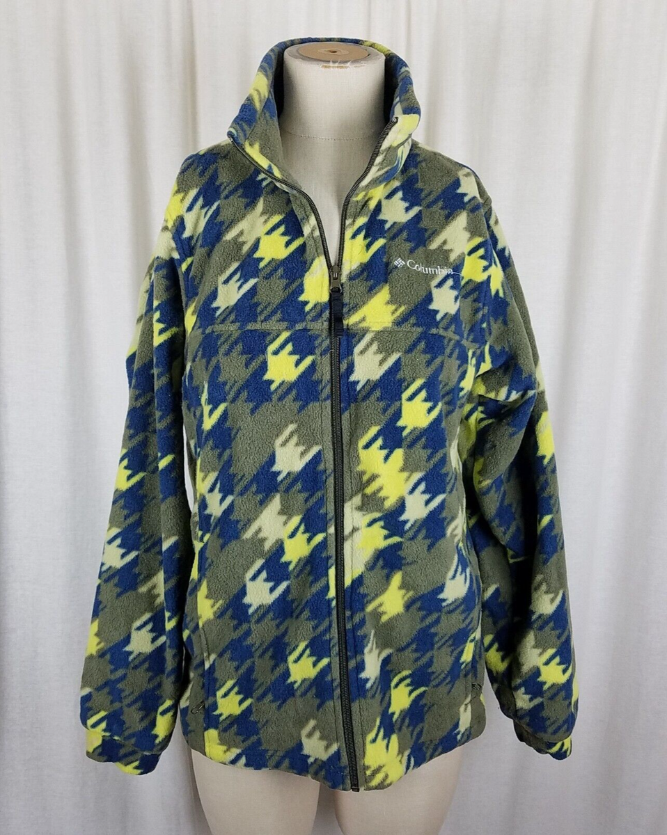 Columbia Large Houndstooth Camo Print 3-in-1 Inner Fleece Jacket