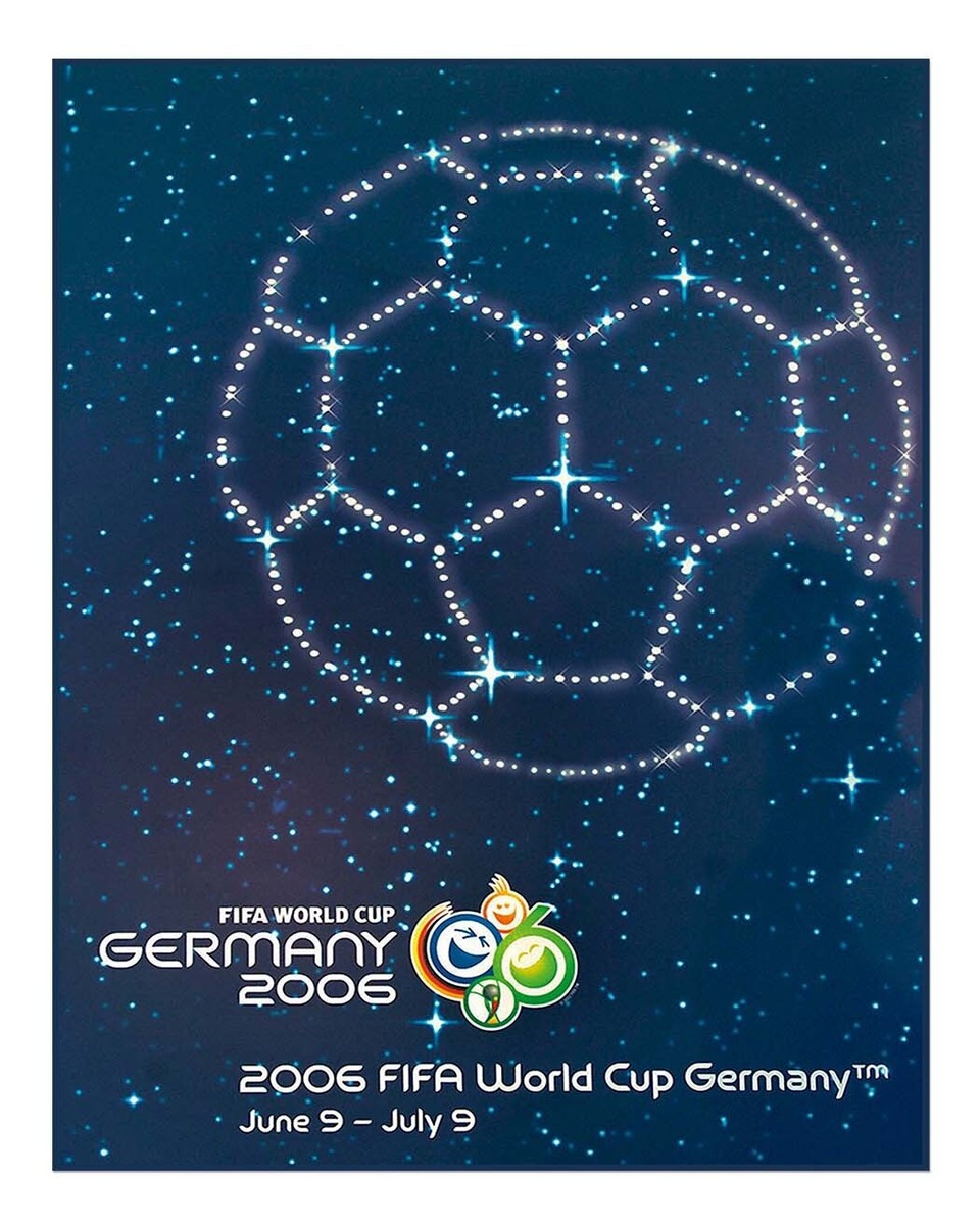 2006 World Cup Germany Poster - Football Wall Art - 12X16/16X20
