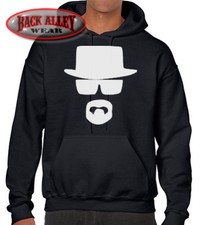 HEISENBERG Hooded Sweat Shirt Funny Breaking Bad Hoodie White THE COOK