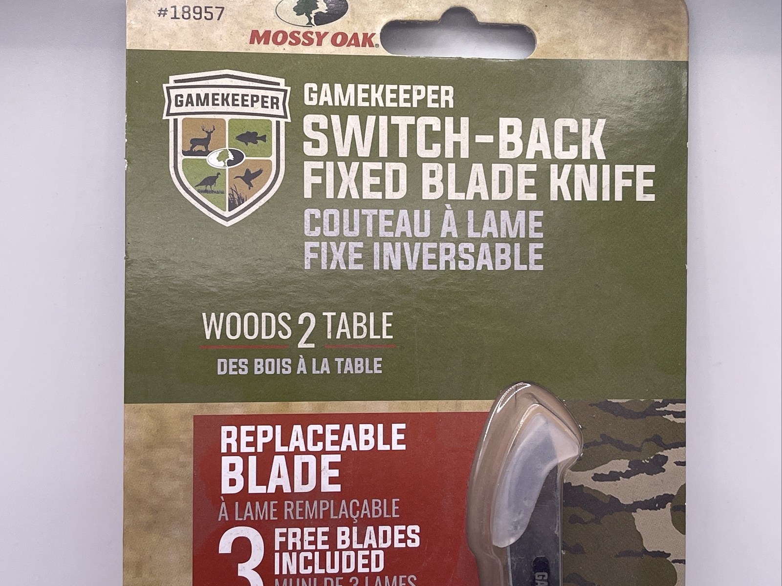 Allen Gamekeeper SwitchBack Fixed Blade Knife Replaceable Blade