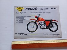 Maico 125 Regularità 1972 original Italian brochure