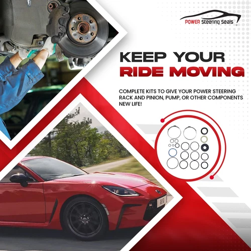 Alimentazione Sterzo Cremagliera E Sigillo / Kit Riparazione Per Nissan Frontier - Foto 6 di 6