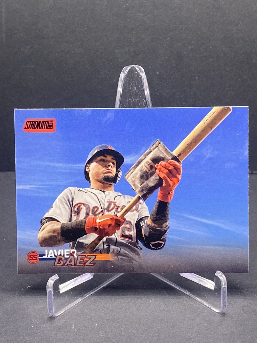 2023 Topps Stadium Club Javier Baez #14 Red Foil Detroit Tigers | eBay