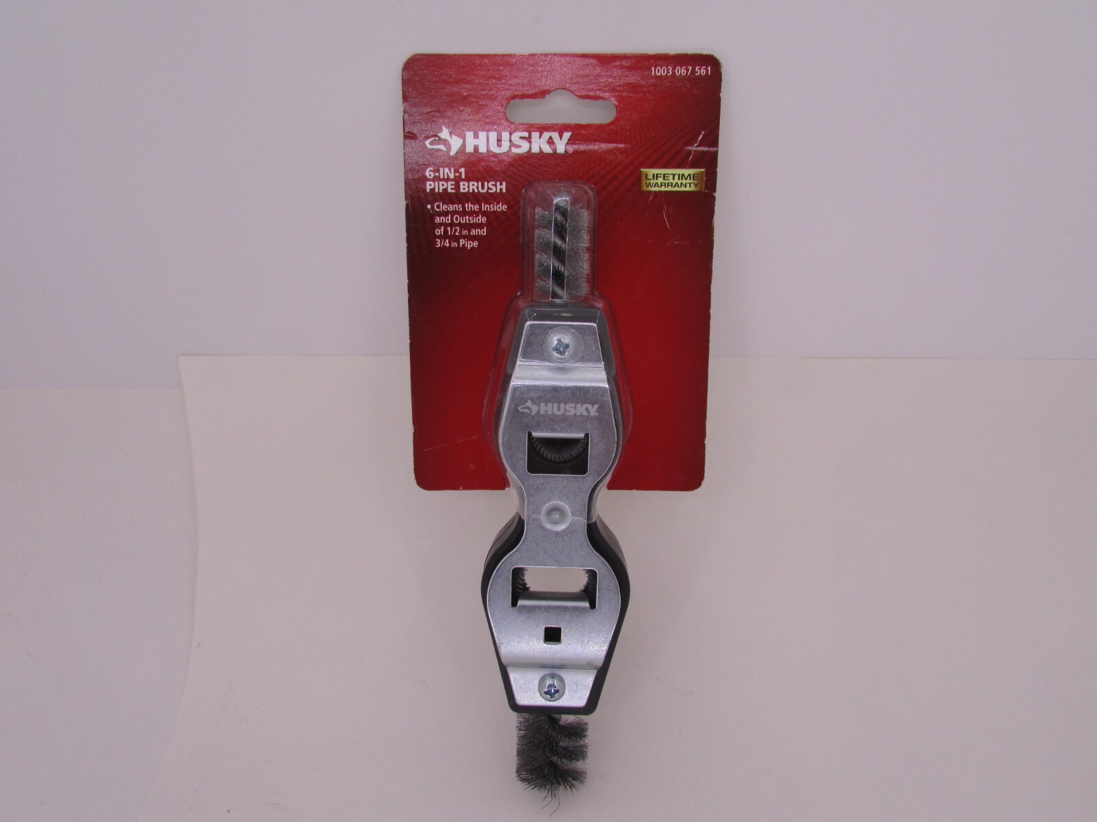 6 IN 1 PIPE BRUSH FOR 1/2'' AND 3/4'' PIPE BY HUSKY