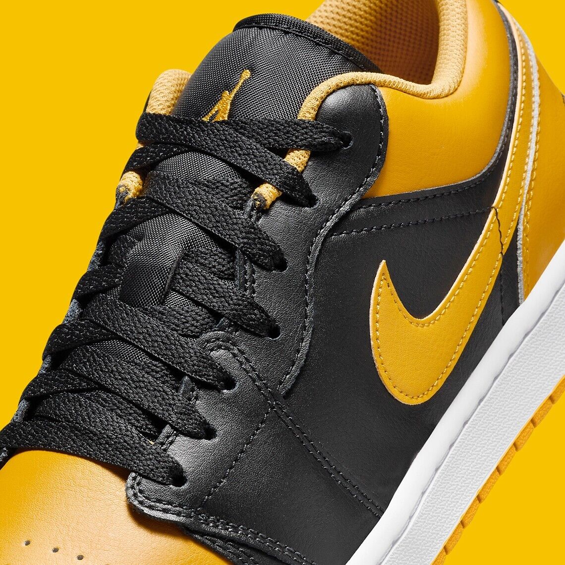 Nike Air Jordan 1 Low Shoes 'Yellow Ochre' 553558-072 Men's Nike Air Jordan 1 Low Shoes 'Yellow Ochre' 553558-072 Men's