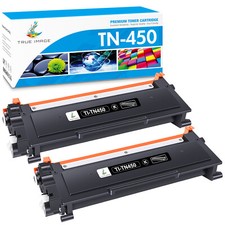 2Pk TN450 High Yield Toner Compatible With Brother DCP-7065DN HL-2250DN 2270DW