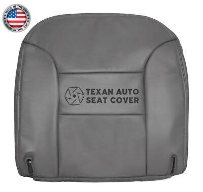 2000 GMC Sierra C/K 1500 2500 3500 Classic Driver Bottom Leather Seat Cover Gray
