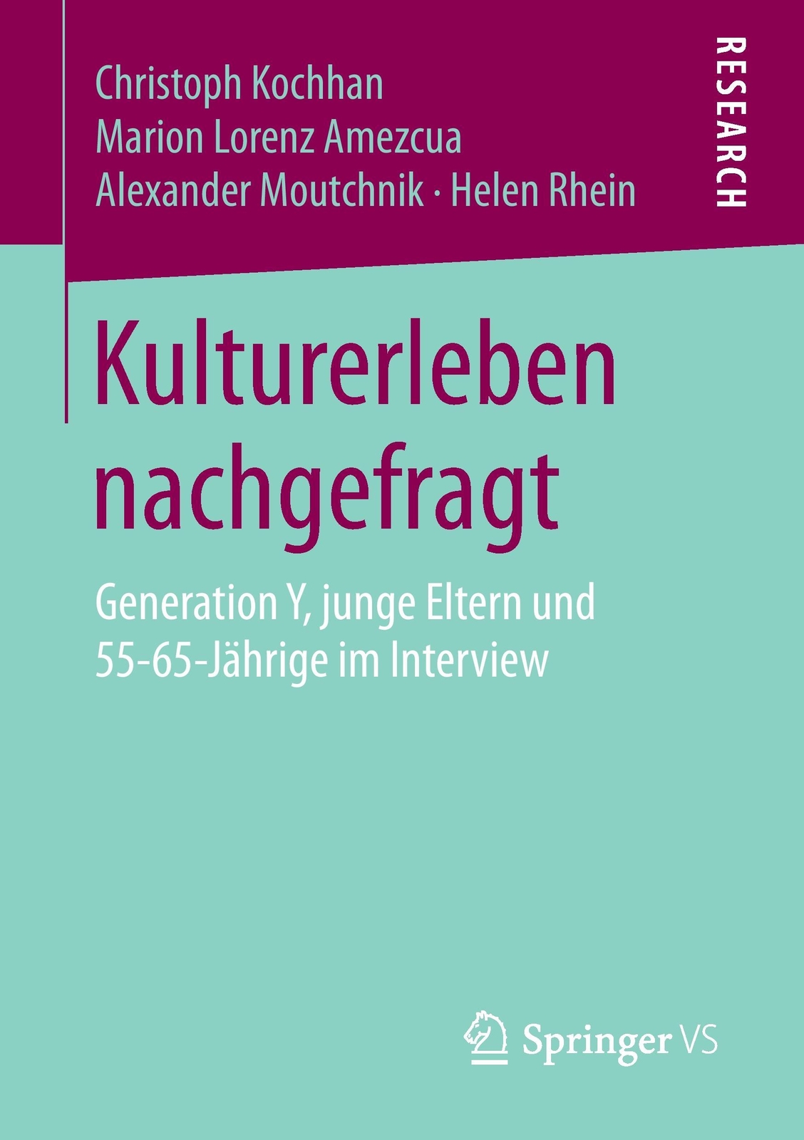 Kulturerleben Nachgefragt | Buch | 9783658138370
