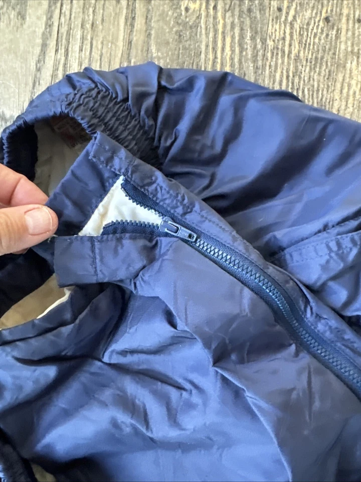 Pantalones deportivos de colección Asics GORE-TEX XL forrados azules años 90 Corea Golf Foto 4 de 4