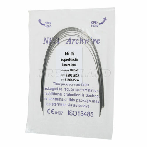 Dental Orthodontic Bracket Braces Roth/MBT 345 Hooks /Super Arch Wire Niti Round - Picture 106 of 167
