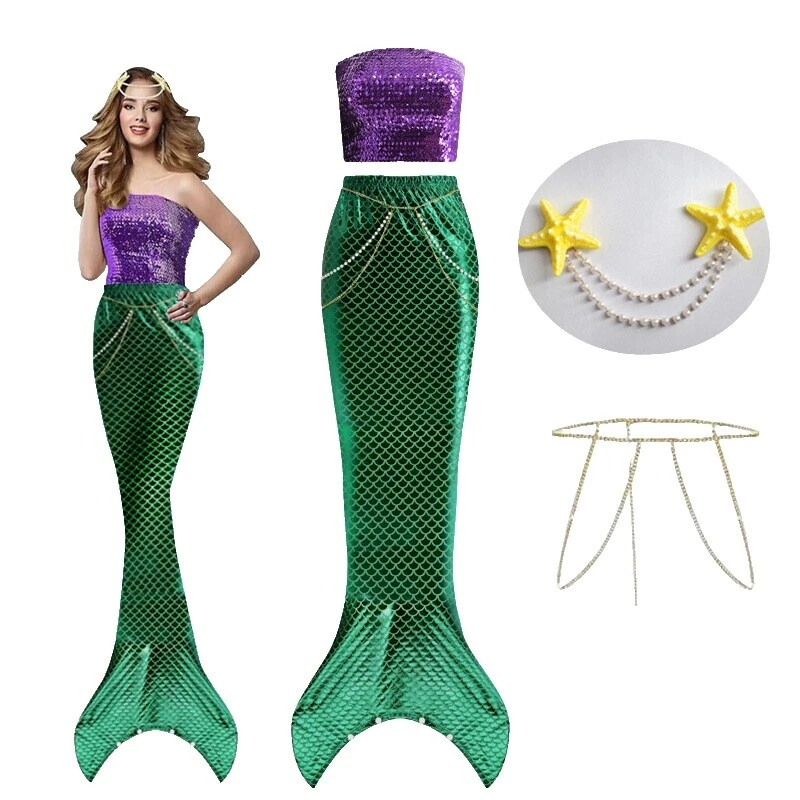 Disfraces Unisex Sirena de poliéster