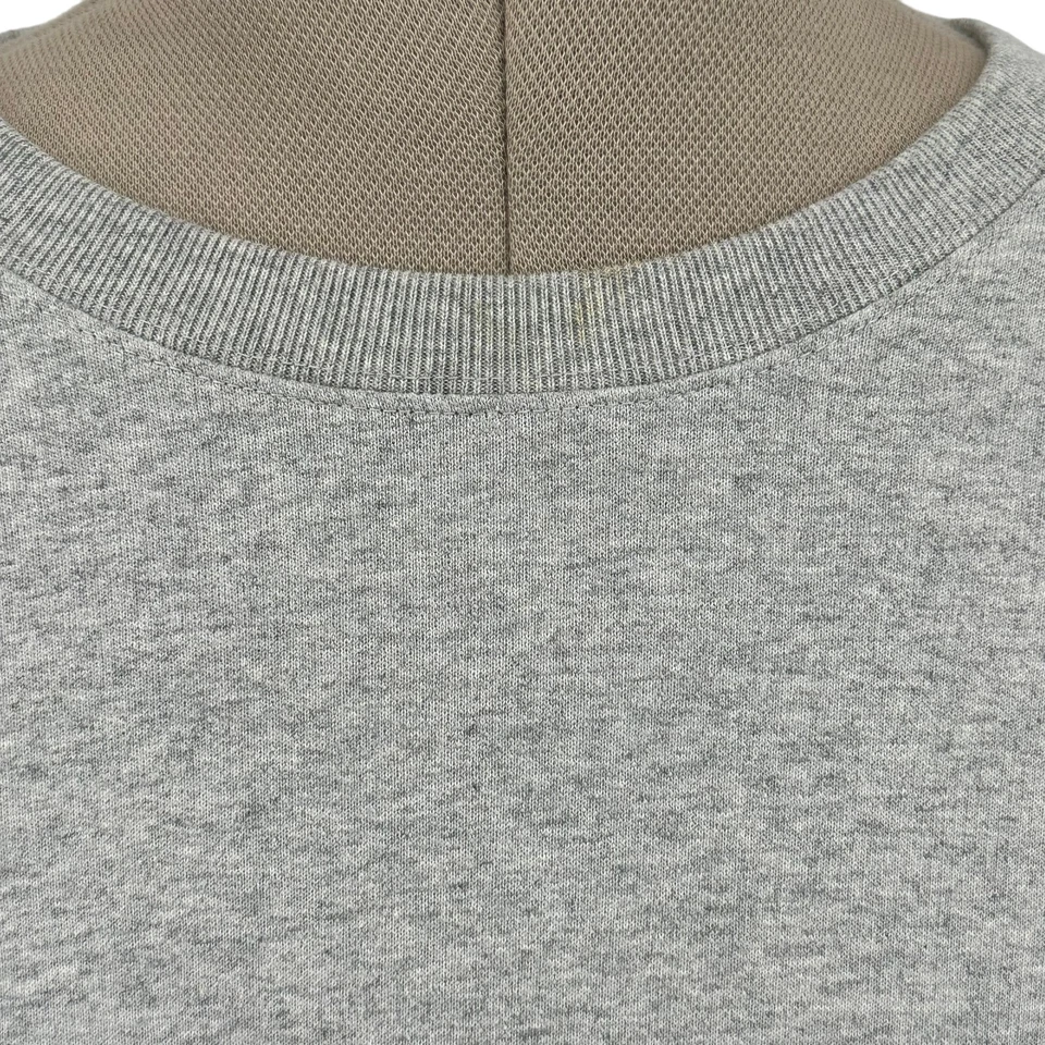 Madewell толстовка платье женщин очень маленький серый флис Crewneck пуловер новый - Изображение 4 из 4