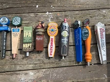 Tap Handles Lot - New Castle, Otter Creek, Coors, Allagash, Majic Hat, Samual Ad