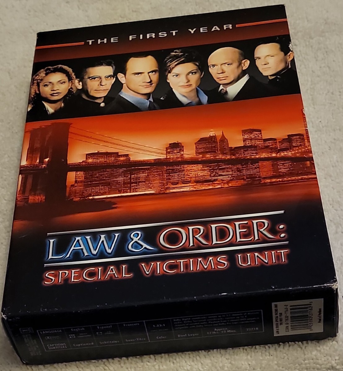 Law & Order SVU Special Victims Unit The First Year Season 1 DVD Law & Order SVU Special Victims Unit The First Year Season 1 DVD