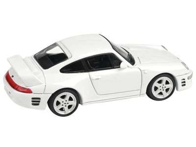 Paragon PA-55375 RUF CTR2 Grand Prix White 1/64 Diecast Model Car