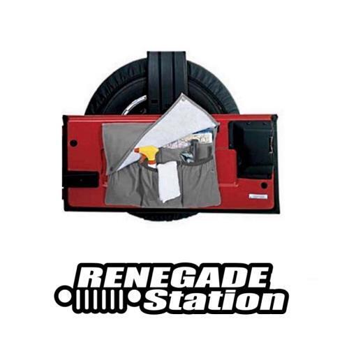 Jeep Wrangler YJ Organizer Stautasche Hecktür innen grau Bestop 87-95 - Bild 1 von 2