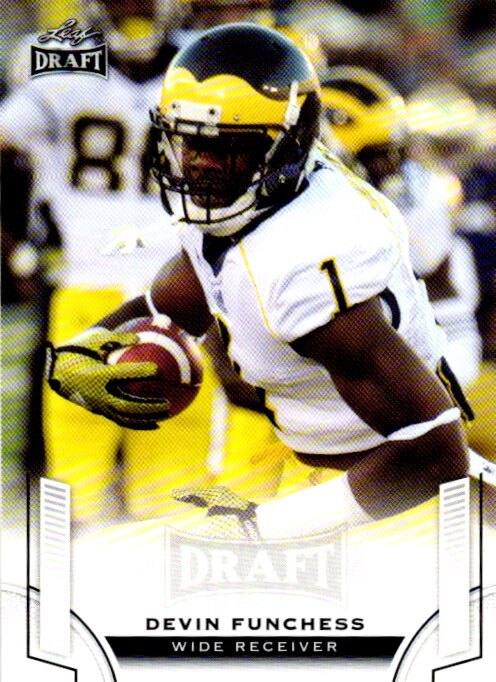 2015 Leaf Draft #21 Devin Funchess. Rookie Card.