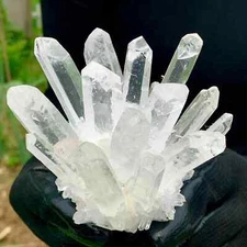 New Find white Phantom Quartz Crystal Cluster Mineral Specimen Healing 300g+ 1pc