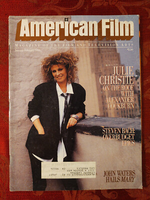Rare AMERICAN FILM January Feb 1986 Julie Christie Grace Jones Fred Zinnemann