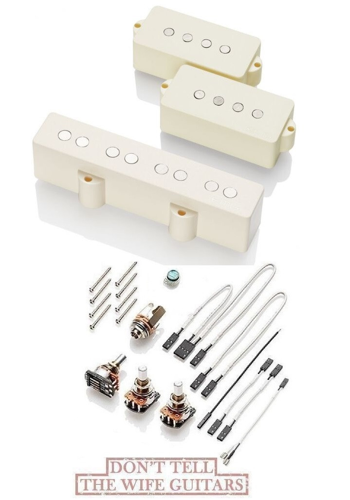 EMG-PJ SET Ivory color ベースピックアップ Amazon.com: EMG PJ Active Bass Guitar Pickup Set, Red