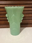 Vintage Anchor Hocking Fire King Jadeite Jadite Tulip Vase Art Deco 5.25"
