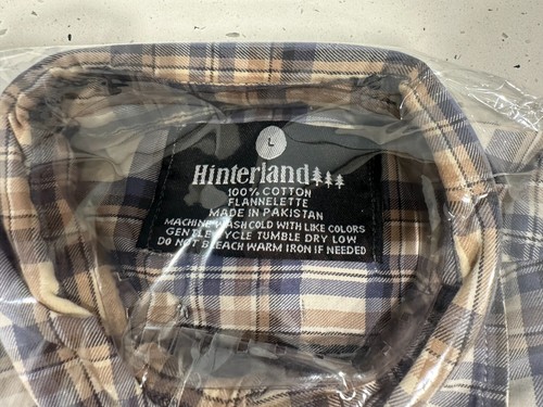 Hinterland Men's 100% Cotton Flannelette L/Sleeve Shirts, Many Colours & Size - Picture 30 of 69
