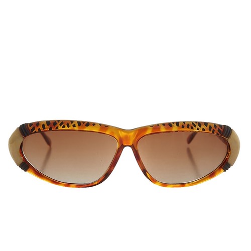 Palm Angels Silver Lala Rectangular Glitter Sunglasses Brown  display picture 3