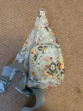 Vera Bradley Mini Sling Backpack Floating Garden