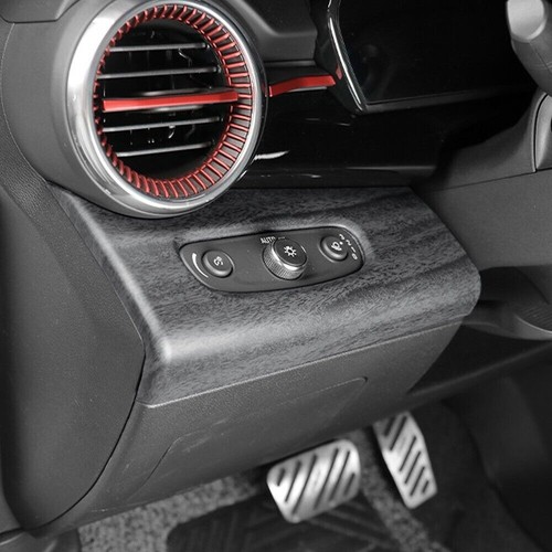 For Chevrolet Trax 2024 Wood Grain Car Headlight Button Adjustment Cover Trim - 第 1/4 張圖片