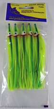 Replacement Trolling Hoochies Octopus Squid Skirts 4.5 in. 100 Packs #15