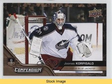 2016-17 Upper Deck Compendium Gold Joonas Korpisalo #81 READ 0cr