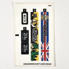 LEGO STICKER SHEET 40220 Mini London Bus Decals Stickers Creator Traffic