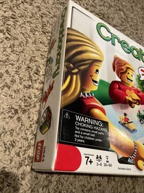 LEGO 3844 Creationary Game 99% COMPLETE 2010 Building Challenges Cards