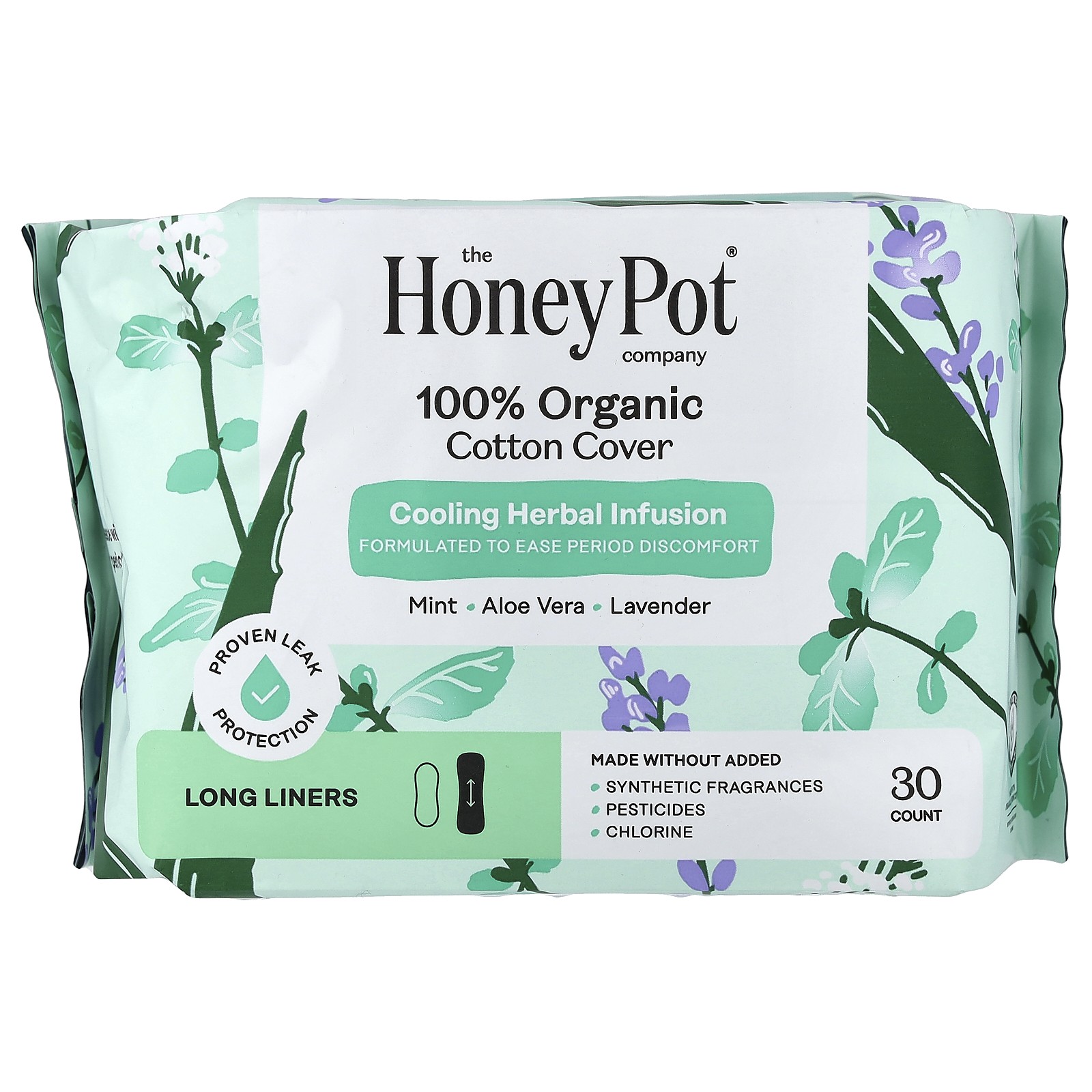 Чехол из 100 органического хлопка длинные вкладыши количество 30 штук 2790₽