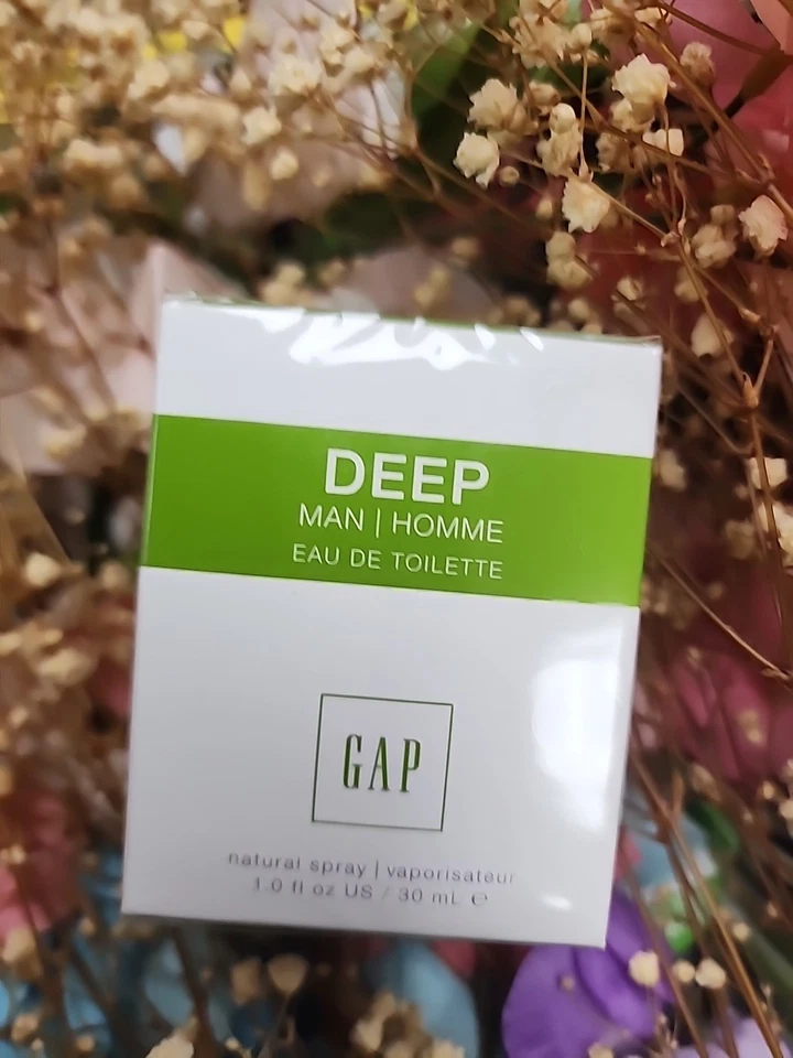 Gap Deep Man Homme Eau De Toilette Spray Natural 1 Fl OZ Nuevo y Sellado Foto 2 de 3