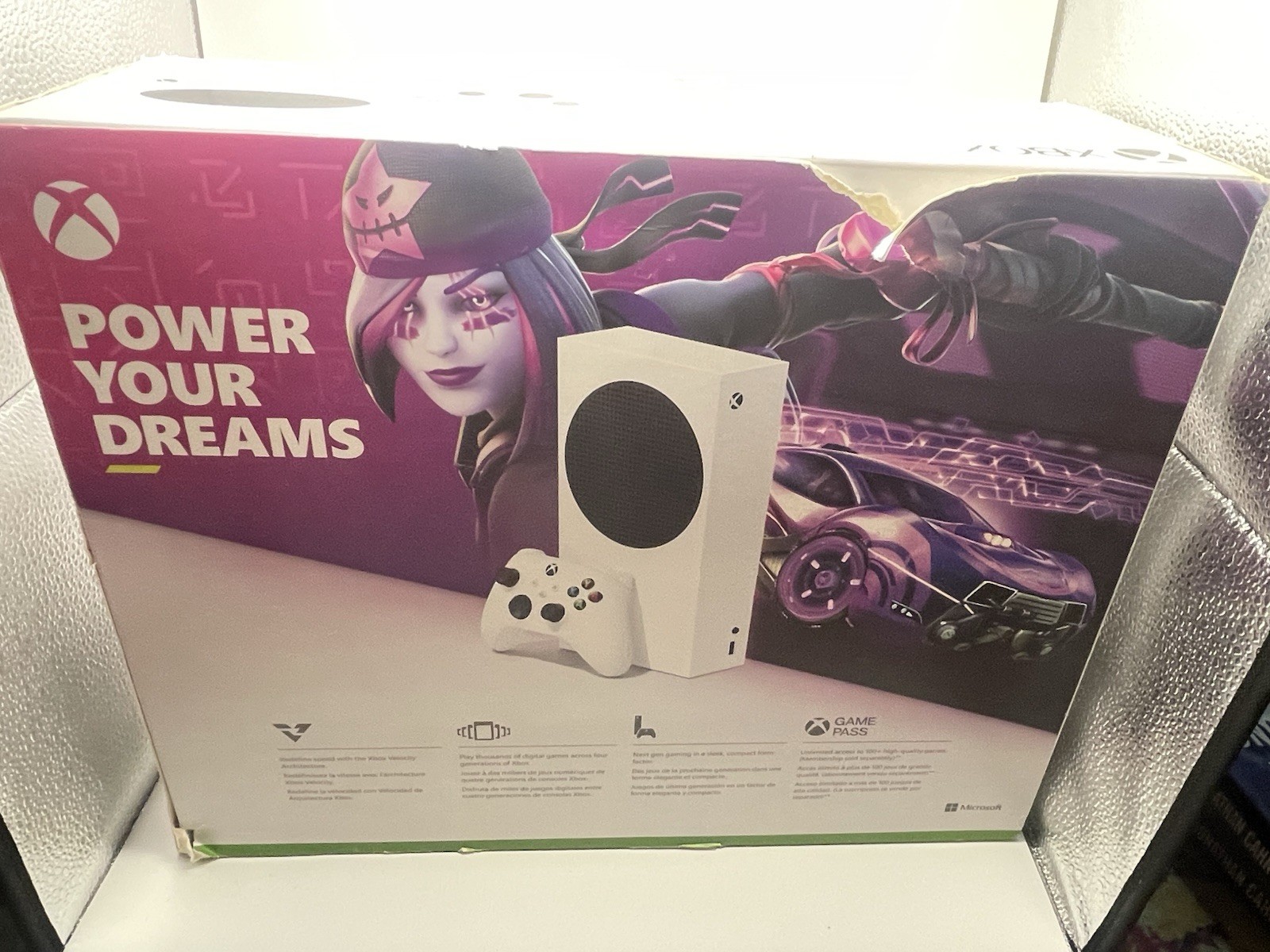 Xbox Series S Fortnite Rocket League Midnight Drive Pack SOLO SCATOLA - Vedi foto!!! foto 2