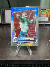 2025 Topps Chrome WWE - Elton Prince #74 Red & Blue Refractor