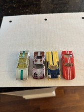 Lot Of 4. 1960s Aurora Cigar Box Cars-ford J Mangustaford Gtchaparral Lot Of 4. 1960s Aurora Cigar Box Cars-ford J Mangustaford Gtchaparral
