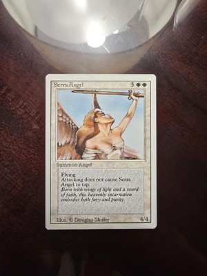 Serra Angel Revised Edition Regular MTG LP Magic Card