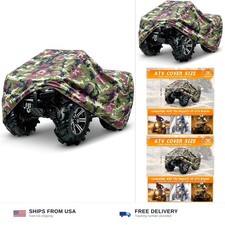 ATV Cover, Universal 4 Wheeler Cover, Fits up to 86", Camouflage  Outdoor Wa...